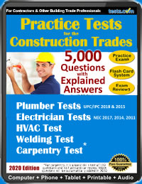 Construction Trades Practice Tests